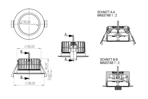 Loxone Präsenzmelder Deckeneinbau Tree Weiß