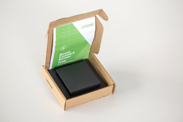 Loxone Raumklima Sensor Tree Anthrazit (CO2, Temperatur, Feuchte)