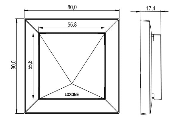 Loxone Raumklima Sensor Tree Weiß (CO2, Temperatur, Feuchte)