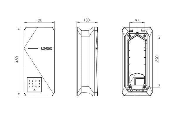 Loxone Wallbox 7,4kW 32A Tree